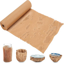 Honeycomb Packing Paper, 15" X 300' Packing Paper Substitute Alternative for Bub