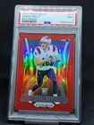 2024 Panini Prizm Deca - Drake Maye #213 Red Prizm /199 (RC) PSA 9
