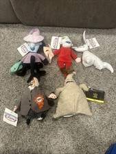 Disney Store Nightmare Before Christmas Mini Bean Bag Plush Toys Lot of 5 New
