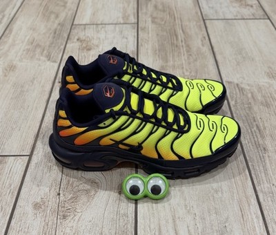 Nike Air Max Plus Lemon Venom Hyper Crimson Orange NEW Shoes Men's Size 11