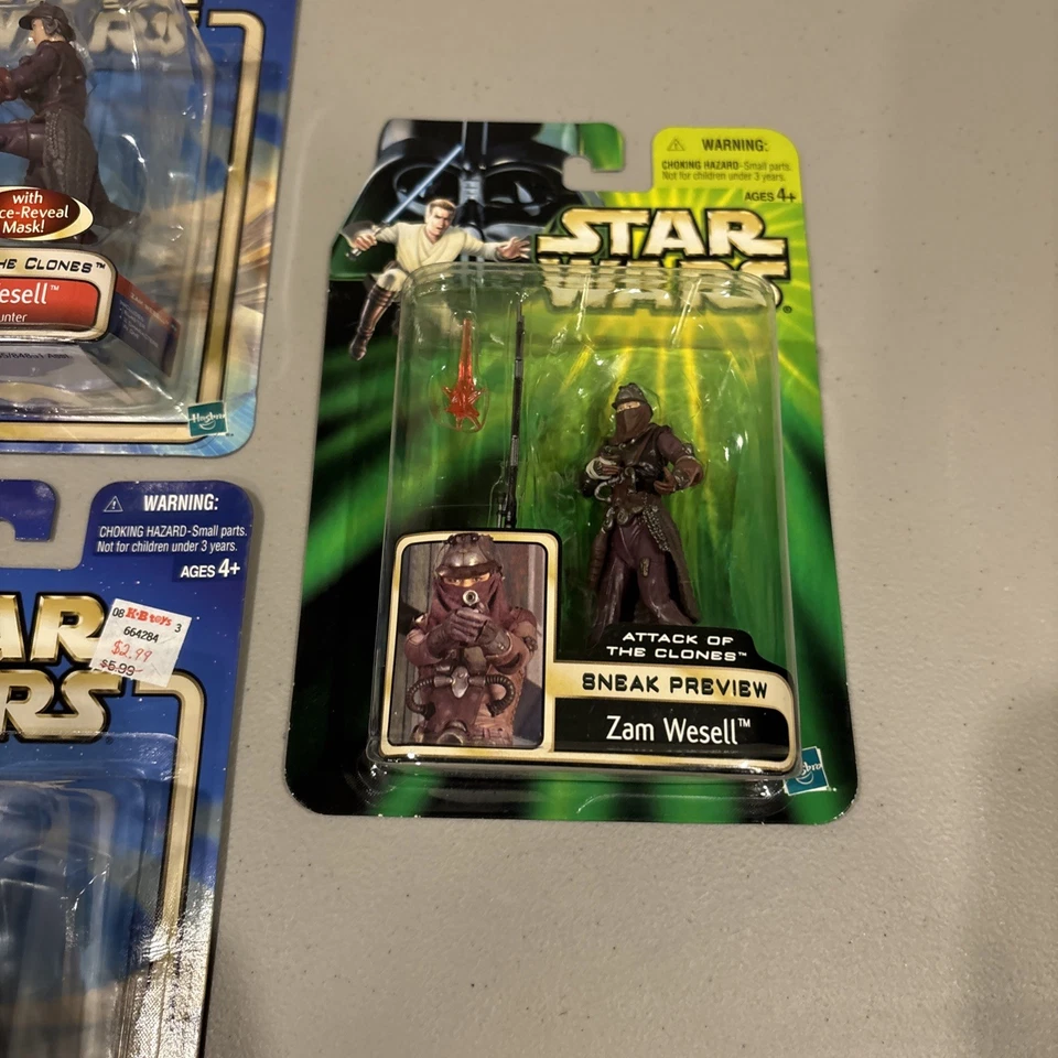 Star Wars - Army Builder: Zam Wesell, Lote de 7 con tres variantes de paquete Foto 4 de 4