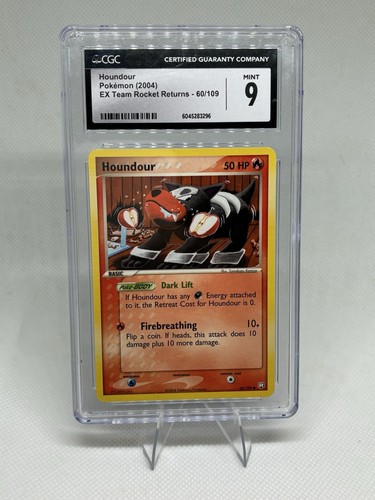 Houndour graded CGC 9 for sale on eBay