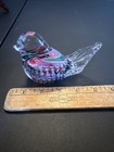 VINTAGE! Original handmade glass art bird paperweight by Joe St. Clair Swirl — photo 9