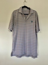 Peter Millar Performance Polo Shirt Mens Medium Stripe