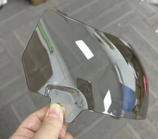 MIRROR CLEAR SILVER SPEED FLEX SCHUTT F7  Football Helmet Oculus Visor +Clips