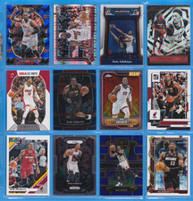 Bam Adebayo Lot (12 cards) Blue Prizm Pulsar Refractor Air Defense+, Miami Heat