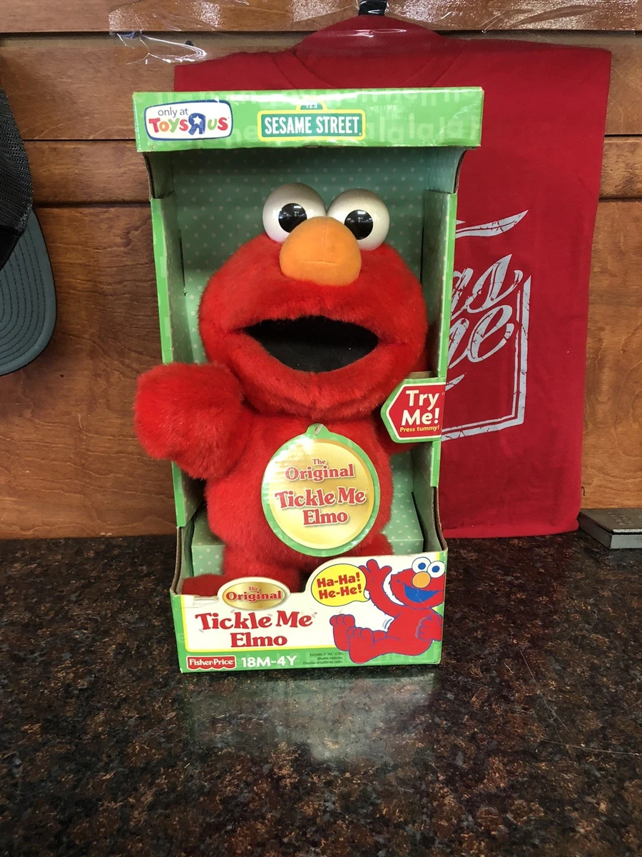 Tickle Me Elmo Elmo Cartoon & TV Character Action Figures with