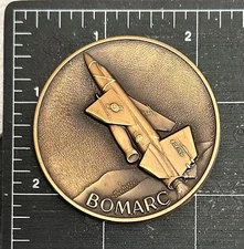 Great  BOEING Michigan Aeronautical Research Center BOMARC Missile Medallion
