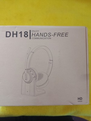 MOPCHNIC D-18 WIRELESS MIC HEADSET BLUETOOTH USB DONGLE NOISE CANCELLING HEADSET