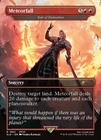 [1x] Meteorfall - Star of Extinction - Foil Near Mint, English Secret Lair MTG M