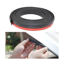 Car Rubber Seal Strip, 13FT Z-Shape Self Adhesive Vehicle Window Door Weather