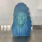 Van Briggle Pottery Chief Two Moons Cheyenne Great  American Indian Edition 1979