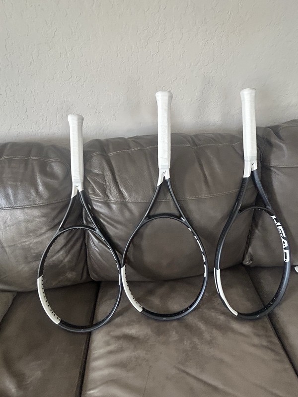 HEAD 2026 SPEED MP  4 1/4 GRIP  THREE TOTAL RACQUETS 