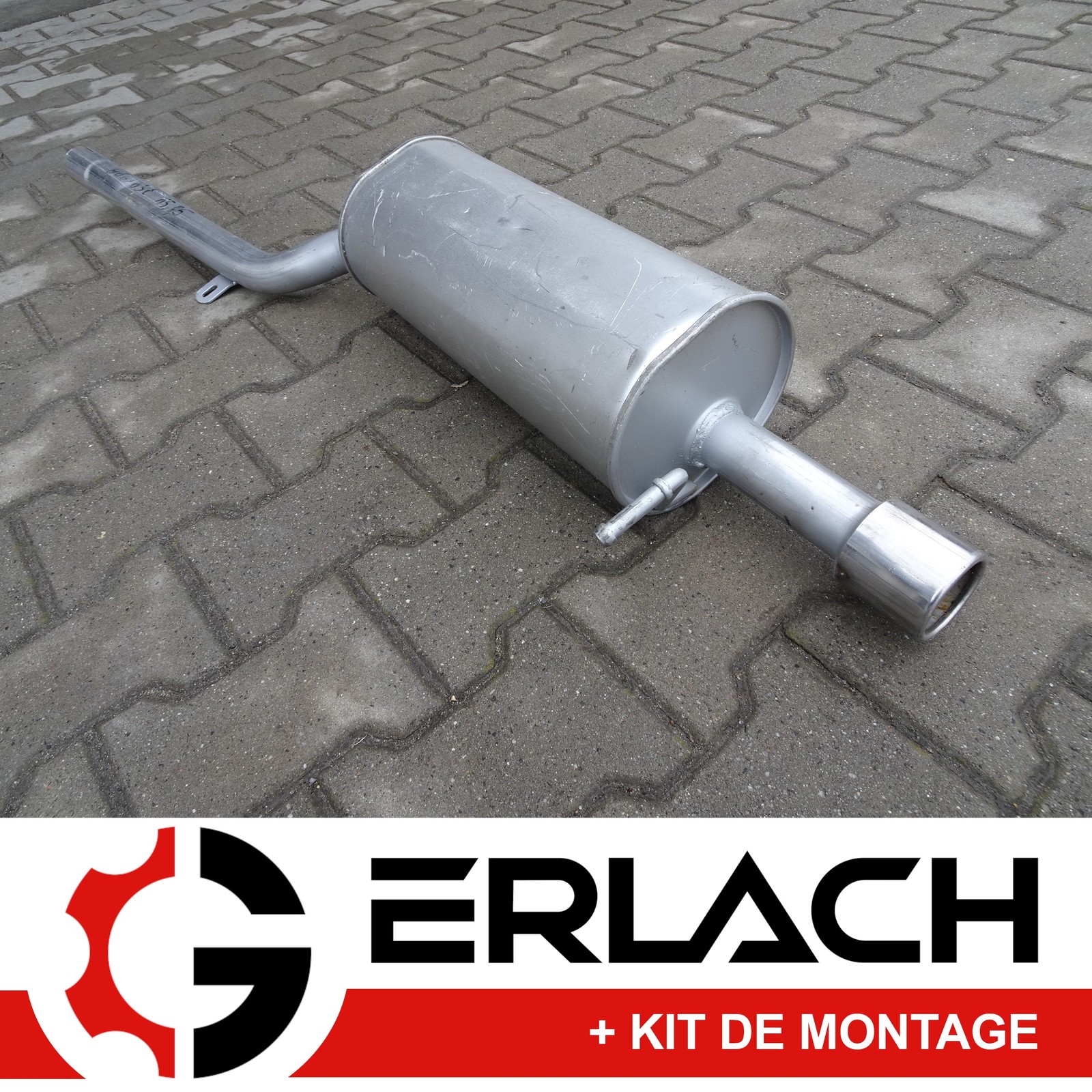 Silencieux arriere pour Audi A6 3.0i et 4.2i - Pot d'echappement reference 6518