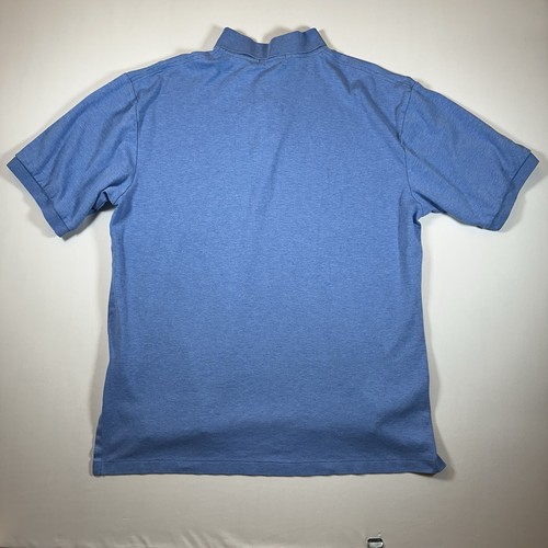 Polo Ralph Lauren Pima Soft Touch Blue Polo Shirt Size Large Tall Flesh Pony - Picture 6 of 6