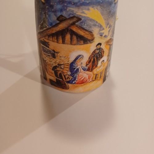 Adorno de Navidad Savelli Vaticano Recuerdo Belén Papa Benedicto XVI Arcilla 3" - Imagen 5 de 8