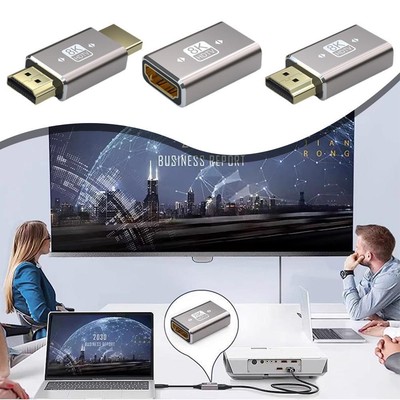 High-Definition Adapter DP To HDMI2.1 Adapter Plug Converter PC HDTV 8K/4K/1080P