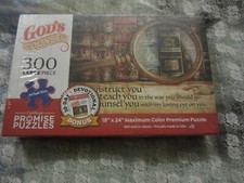 MIP NEW God's Counsel Holy Bible 300 Piece Jigsaw Puzzle FairHope Promise