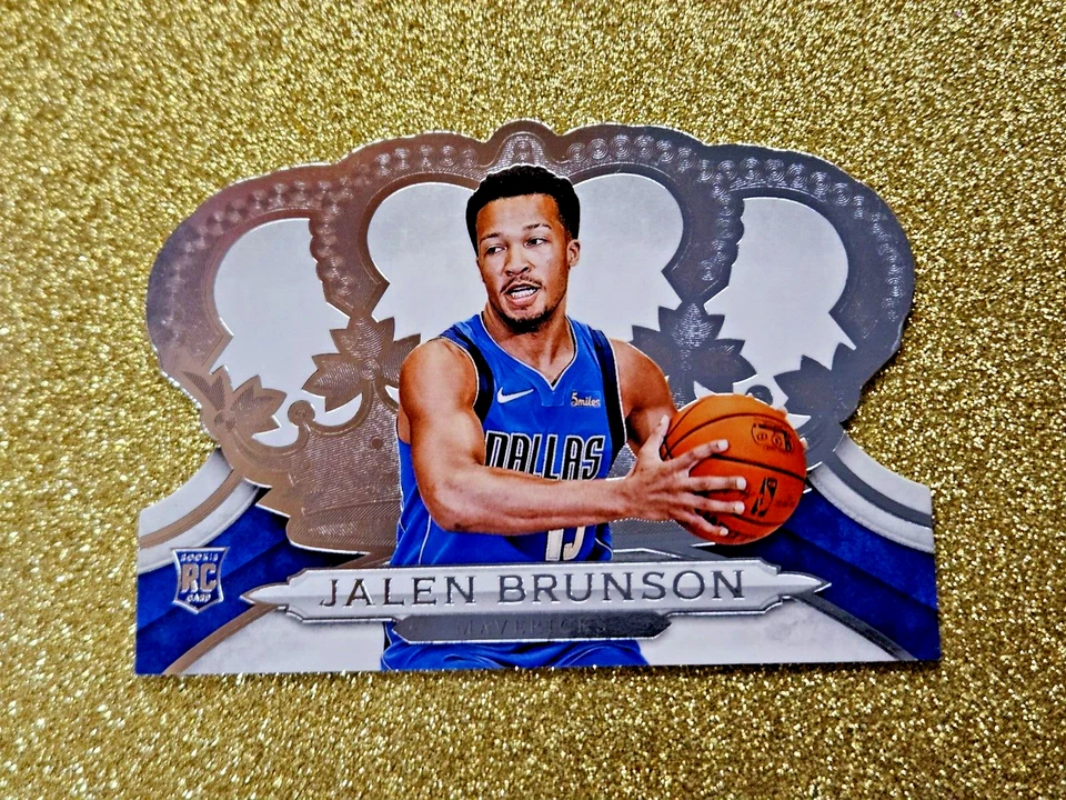 2018-19 Jalen Brunson Panini Crown Royale Rookie Die-Cut #11 MINT RC 💥💥 - Image 2 of 4
