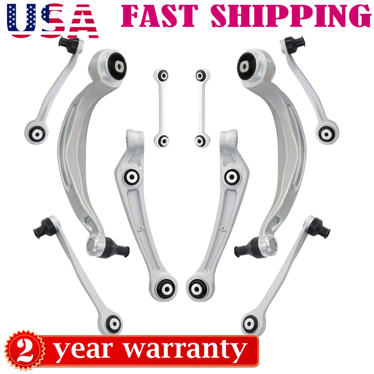 Front Lower Upper Control Arm Lateral For 2011-2016 Audi A4 A5 S4