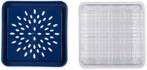 RSVP International Reusable Food Storage Collection Berry Keeper Set,Red - Picture 3 of 12