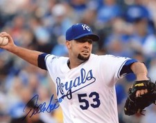 DILLON GEE KANSAS CITY ROYALS SIGNED AUTOGRAPHED 8X10 PHOTO W/COA