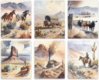 Cowboy Wall Art Canvas Unframed 8x10 Art Prints Wall Decoration Farmhouse Decor