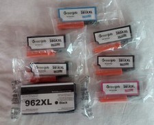 7 Piece Lot G Series Ink Cartridge Cyan Magenta Black