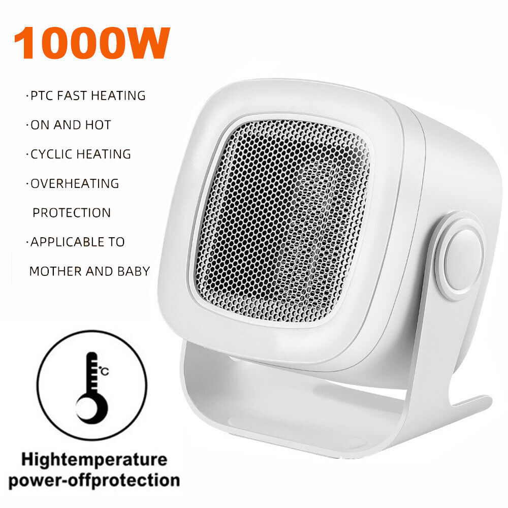 Calefactor split ceramico de aire de pared de 1000 / 2000 w de color blanco  y mando a distancia - Hiper Electrón