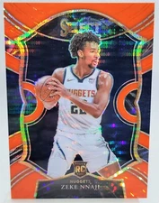 /15 Zeke Nnaji Rookie SP 2020-21 Select Concourse Orange Pulsar FOTL SSP Nuggets