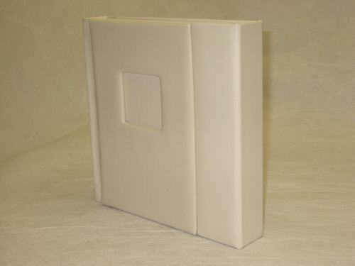 12x12 ivory Self Mount Wedding Photo Album - 30 Sides (Engraving Available) - Picture 1 of 4