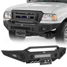 Offroad Steel Front Bumper W Skid Plate Led Lights For 1998-2011 Ford Ranger Offroad Steel Front Bumper W Skid Plate Led Lights For 1998-2011 Ford Ranger
