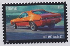 US 5719 Pony Cars 1969 AMC Javelin SST F single MNH 2022