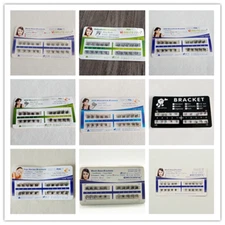100Packs Dental Orthodontic Brackets Braces Metal Mini MBT/Roth.022 Hook 3 4 5