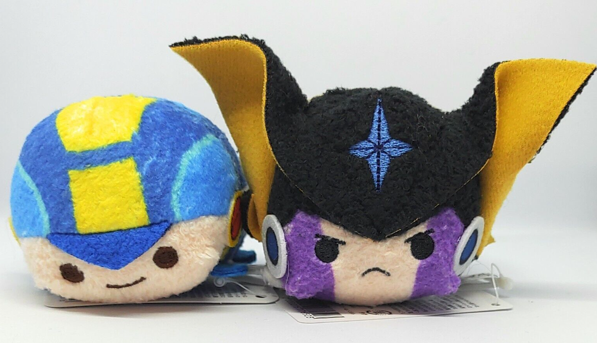 Rockman EXE Megaman Forte Set Mini Plush Toy Capcorom Capcom Store Limited  Japan