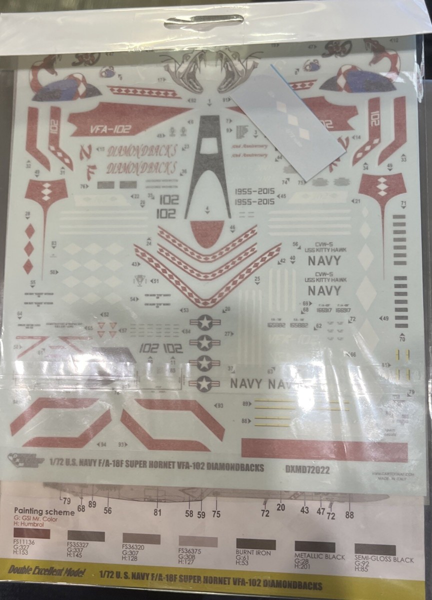 Double Xcellent Model By Cartograf 71-7121 USN F/A-18 F Super