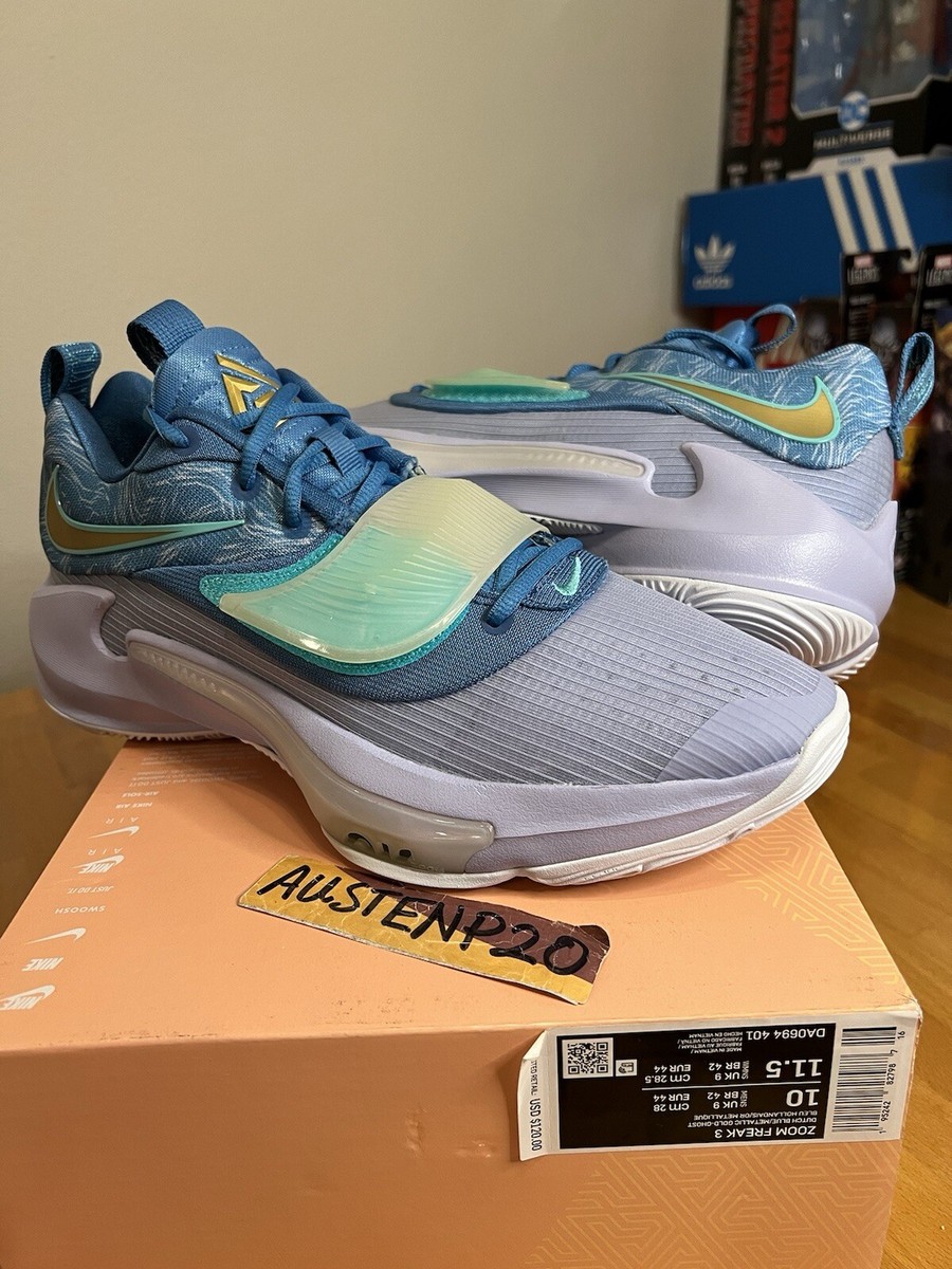 NEW NIKE ZOOM FREAK 3 GIANNIS ANTETOKOUMPO FREEZE DUTCH BLUE  display picture 2
