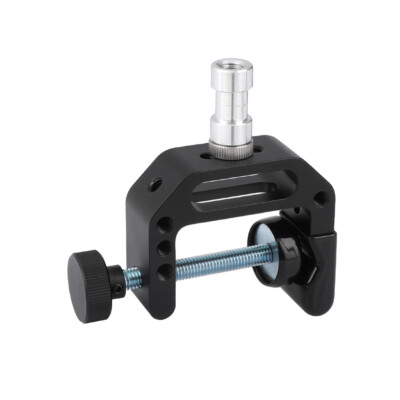 CAMVATE Robust C Clamp With 1/4'' & 3/8'' Male& Female Thread Screw Mounting Point