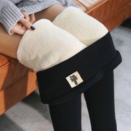 Damen Frauen Winter Dicke Leggings Hose Fleece Gefüttert Thermo Dehnbar Warm. - Bild 14 von 15