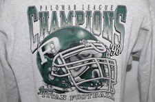 VTG 90s Palomar League Poway Titan High School 1998 Hoodie Mens M Made in USA