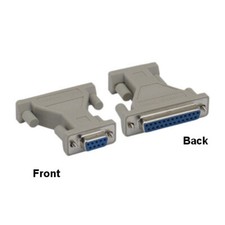 KNTK DB9 9Pin to DB25 25Pin Serial LoopBack Tester Diagnose Sending/Receiving