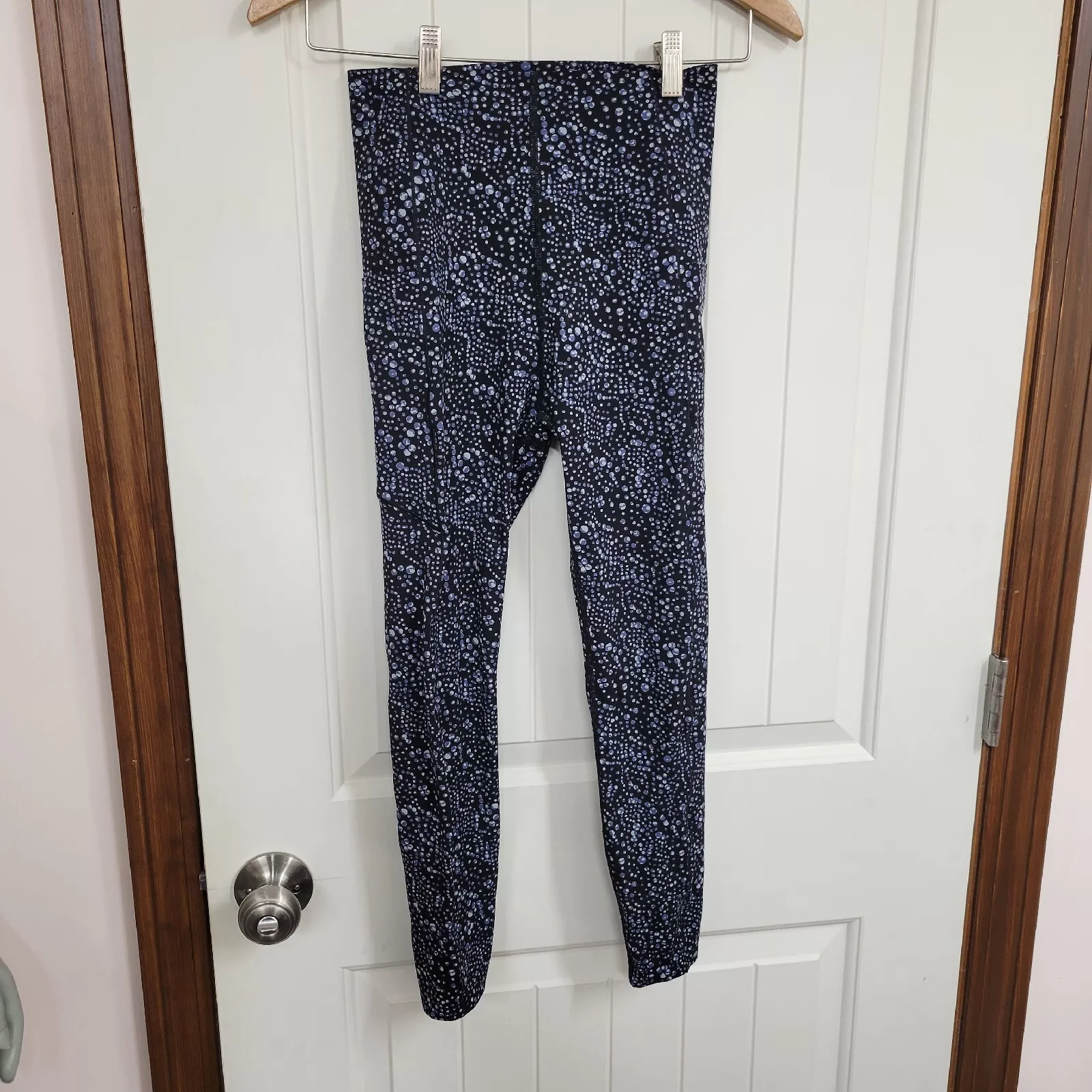 sweaty-betty power 7/8 blue bubble leggings