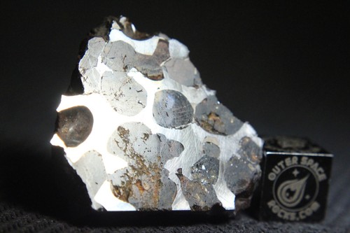 Sericho Pallasite Meteorite from Kenya Africa Habaswein 15 gram part slice