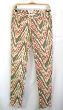 Reiko - Jeans Skinny Model Selena Cotton Brown Cream Salmon T 28  38 - Com New