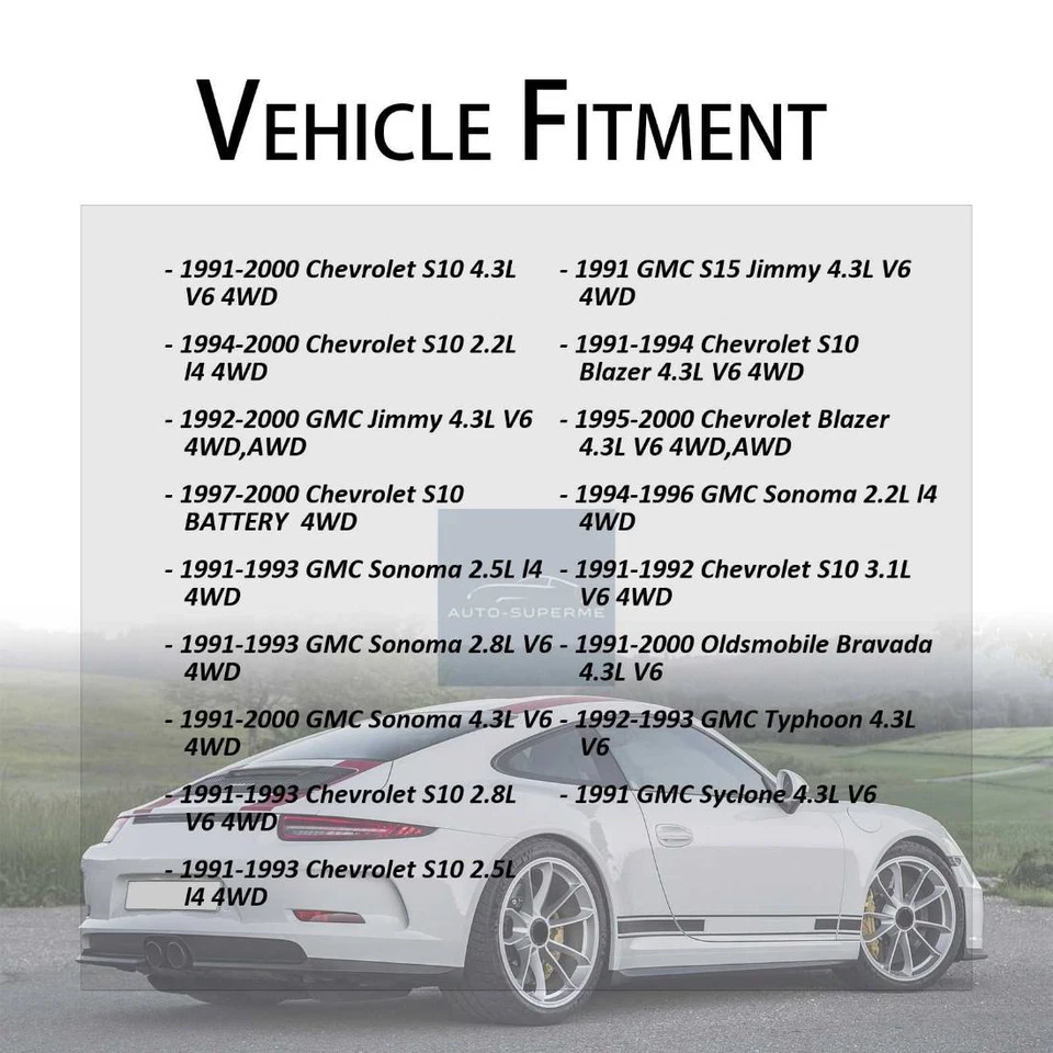 Front Right Complete Control Arm 2x For GMC Sonoma 1991-1993 4WD - Imagem 2 de 4