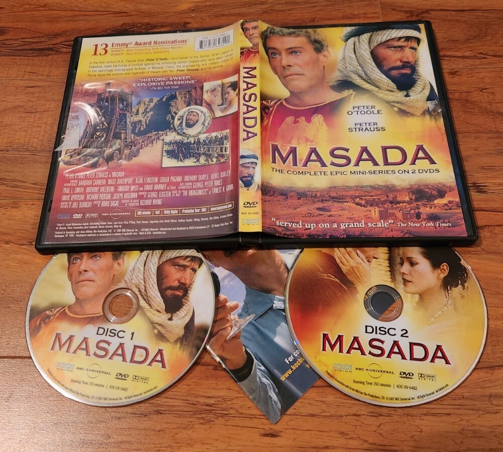 MeseMoa.DVD、CD 4149 Masada (1981, Peter O'Toole, Strauss) Miniseries 2-Disc DVD