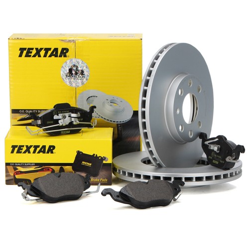 TEXTAR Bremsen Bremsscheiben Ø 256mm + Bremsbeläge für OPEL ASTRA