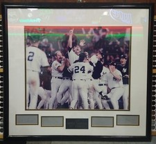 1996 Yankees signed mariano Rivera Joes Giarardi Charlie Hayes Joe Torre COA