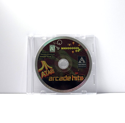 Atari Arcade Hits 1 CD-ROM Windows PC Hasbro Disc Only Tested Free Shipping