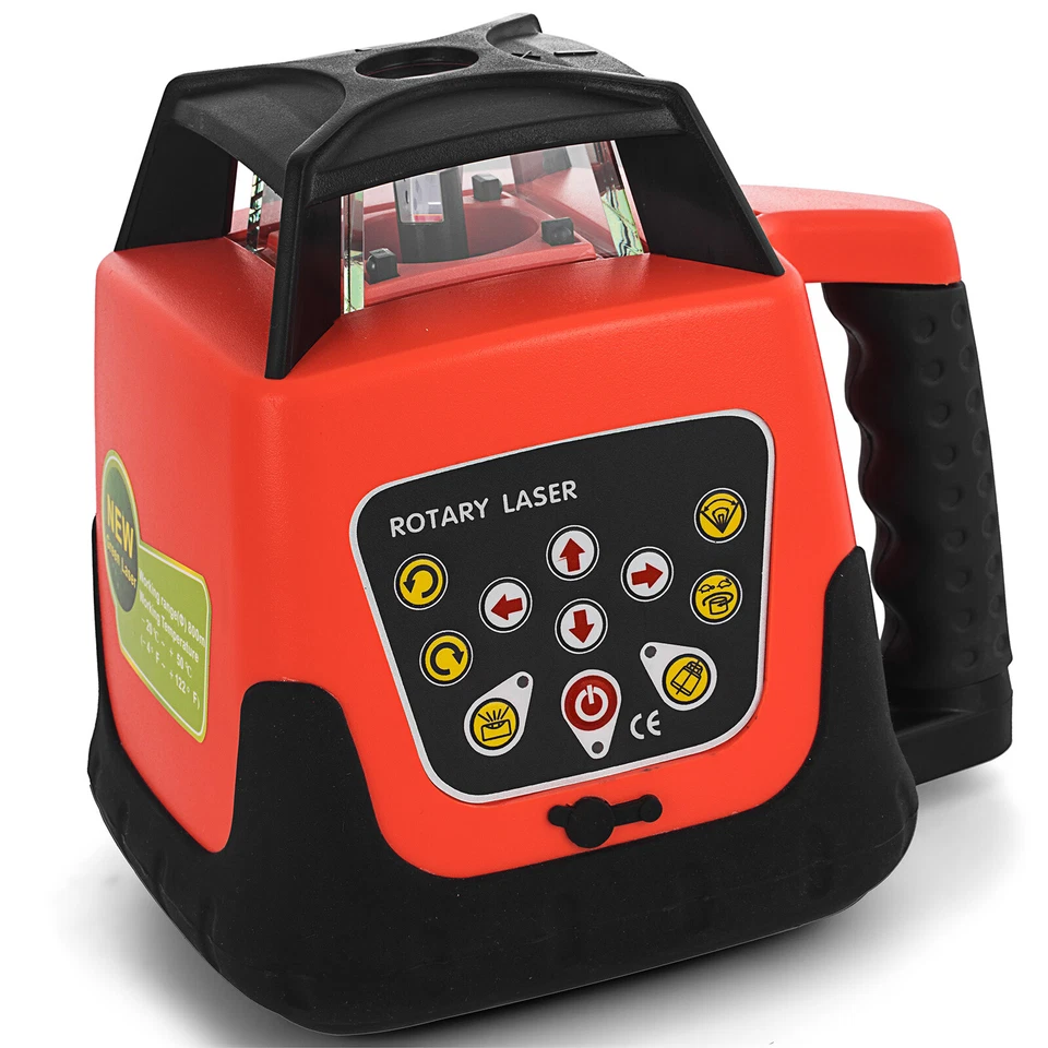 Rot Rotationslaser+Stativ+Herrscher Laser Level Kreuzlaser Baulaser 500m Auto - Bild 4 von 4